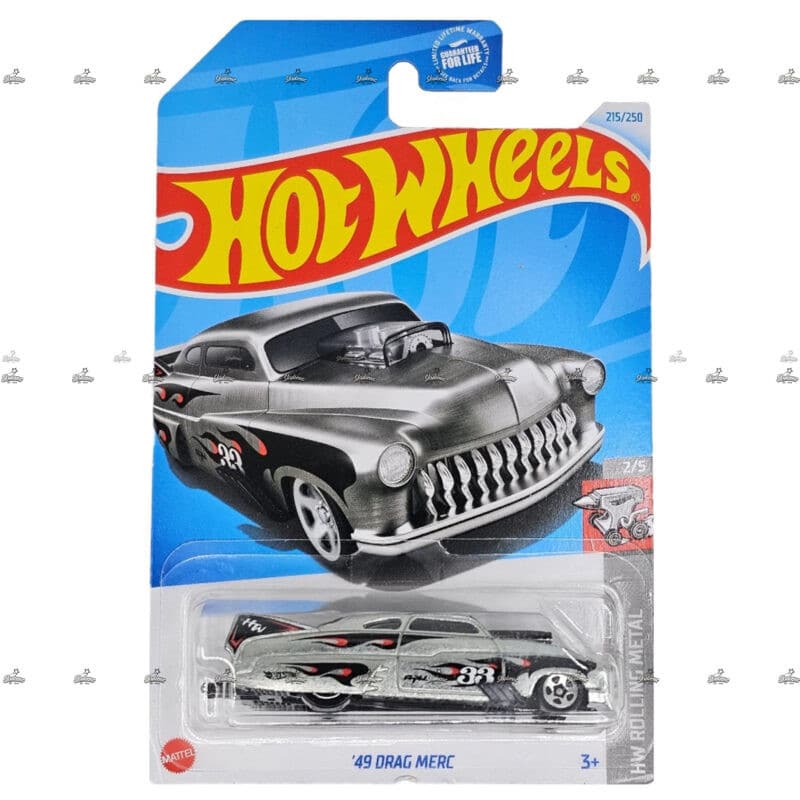 Hot Wheels   49 Drag Merc   HW ROLLING METAL