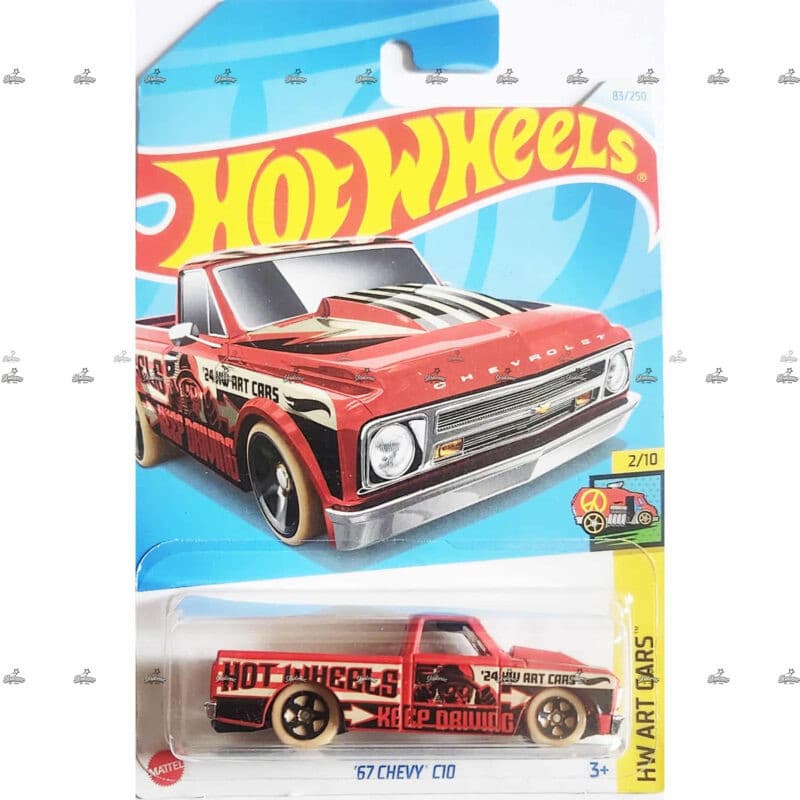 Hot Wheels 67 Chevy C10  HW ART CARS