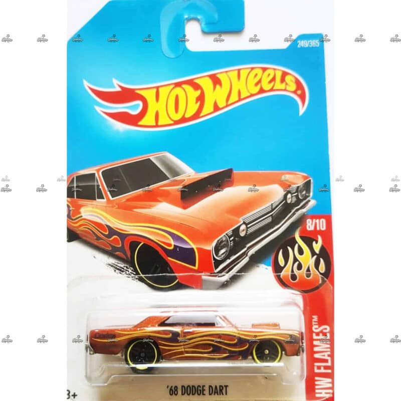 Hot Wheels 68 Dodge Dart   HW FLAMES