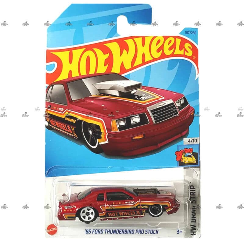 Hot Wheels   86 Ford Thunderbird Pro Stock   HW DRAG STRIP