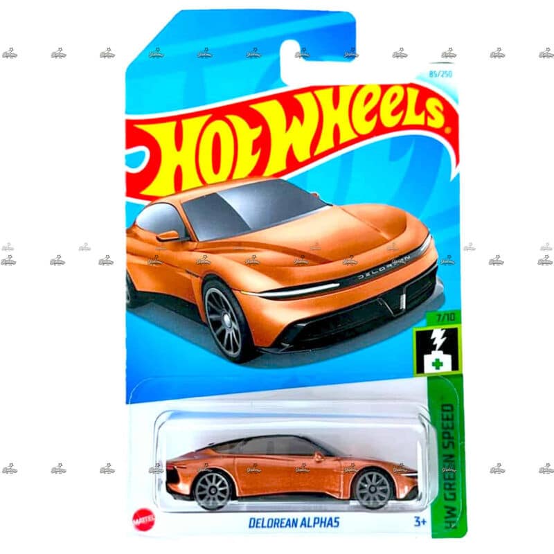 Hot Wheels Delorean Alpha 5   HW GREEN SPEED
