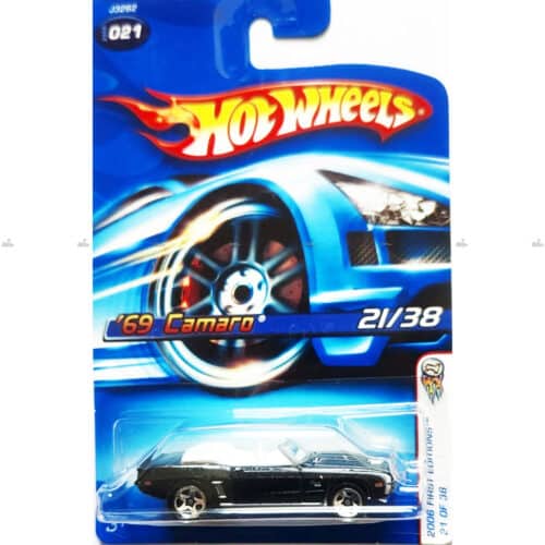 Hot wheels 69 Camaro   2006 FIRST EDITIONS BLACK
