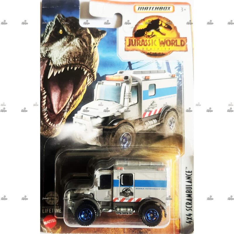 Matchbox Jurassic World Exclusive 4 X 4 SCRAMBULANCE