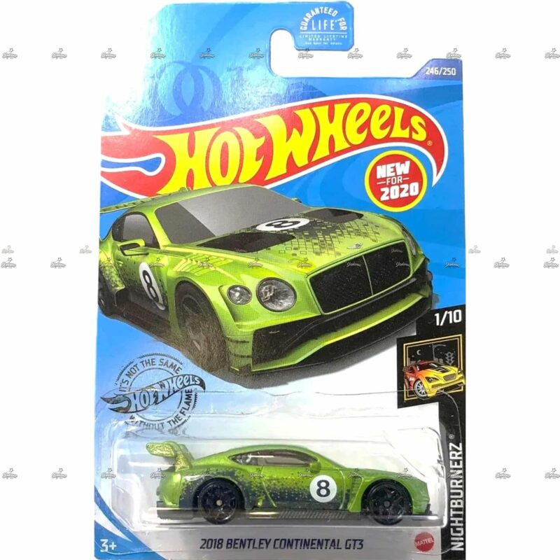 Hot Wheels 2018 Bentley Continental GT3   NIGHBURNERZ