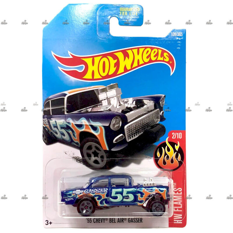 Hot Wheels 55 Chevy Bel Air Gasser   HW FLAMES