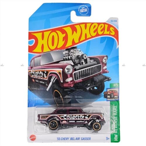 Hot Wheels 55 Chevy Bel Air Gasser   HW REVERSE RAKE