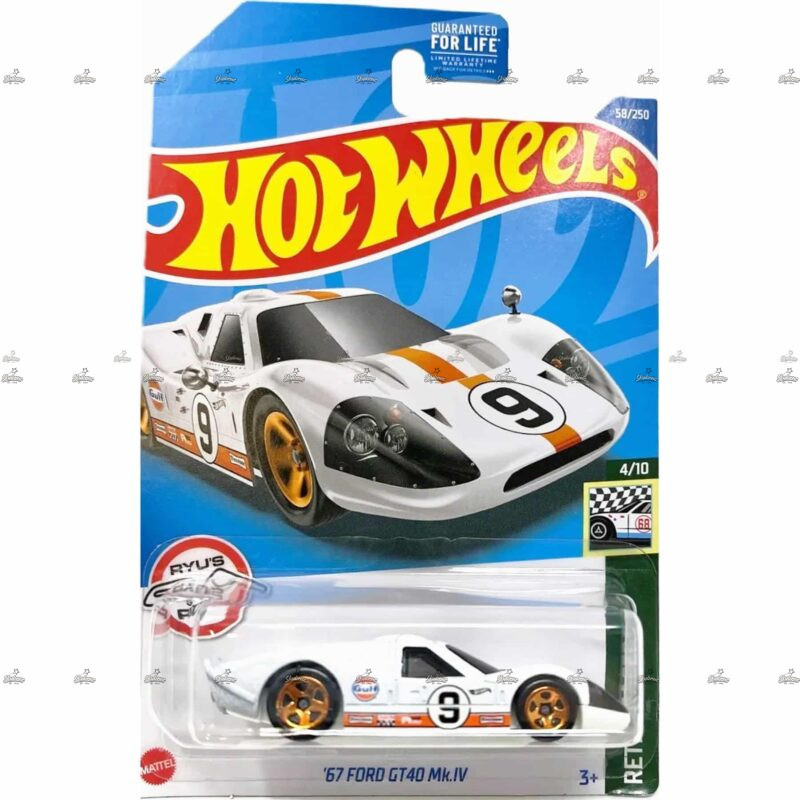 Hot Wheels 67 Ford GT40 MK IV   RETRO RACERS