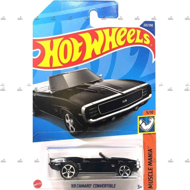 Hot Wheels 69 Camaro Convertible  MUSCLE MANIA