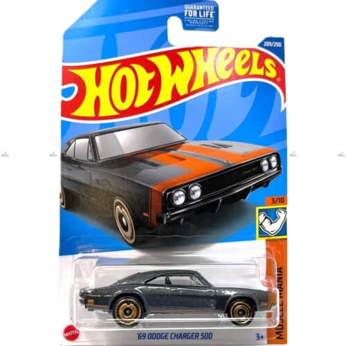 Hot Wheels 69 Dodge Charger 500   MUSCLE MANIA