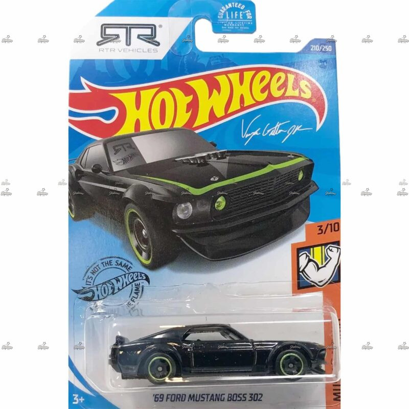 Hot Wheels 69 Ford Mustang Boss 302   MUSCLE MANIA