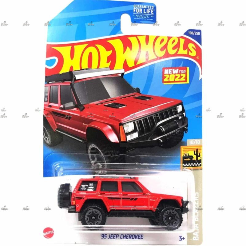 Hot Wheels 95 Jeep Cherokee   BAJA BLAZERS