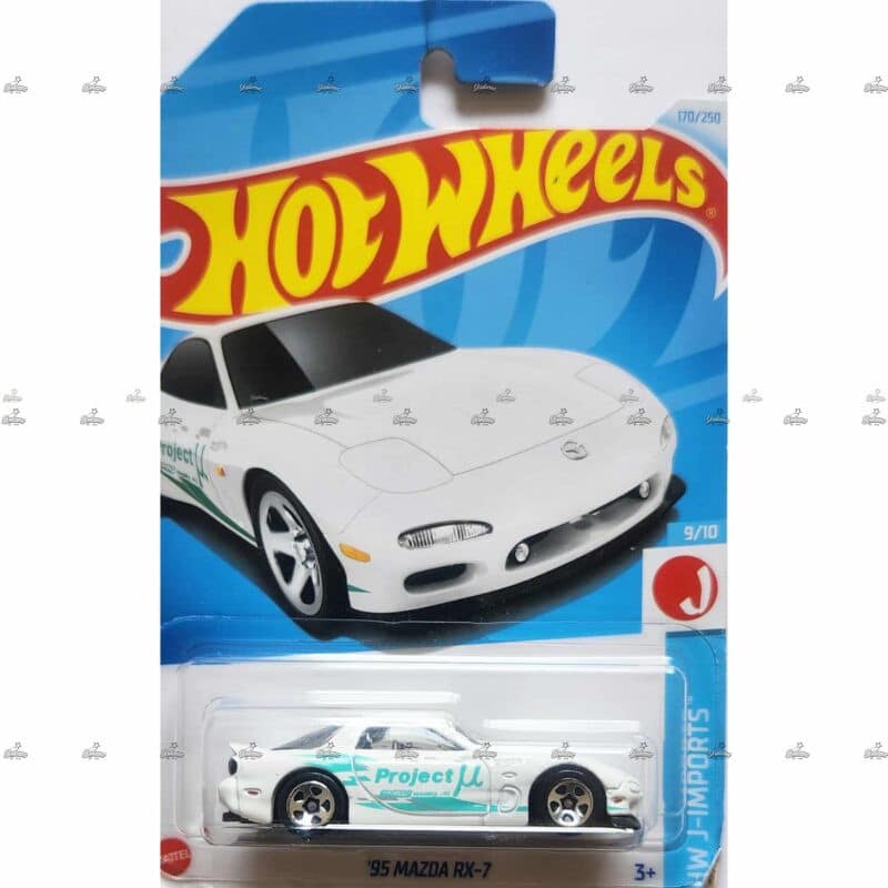 Hot Wheels 95 Mazda RX 7   HW J IMPORTS white