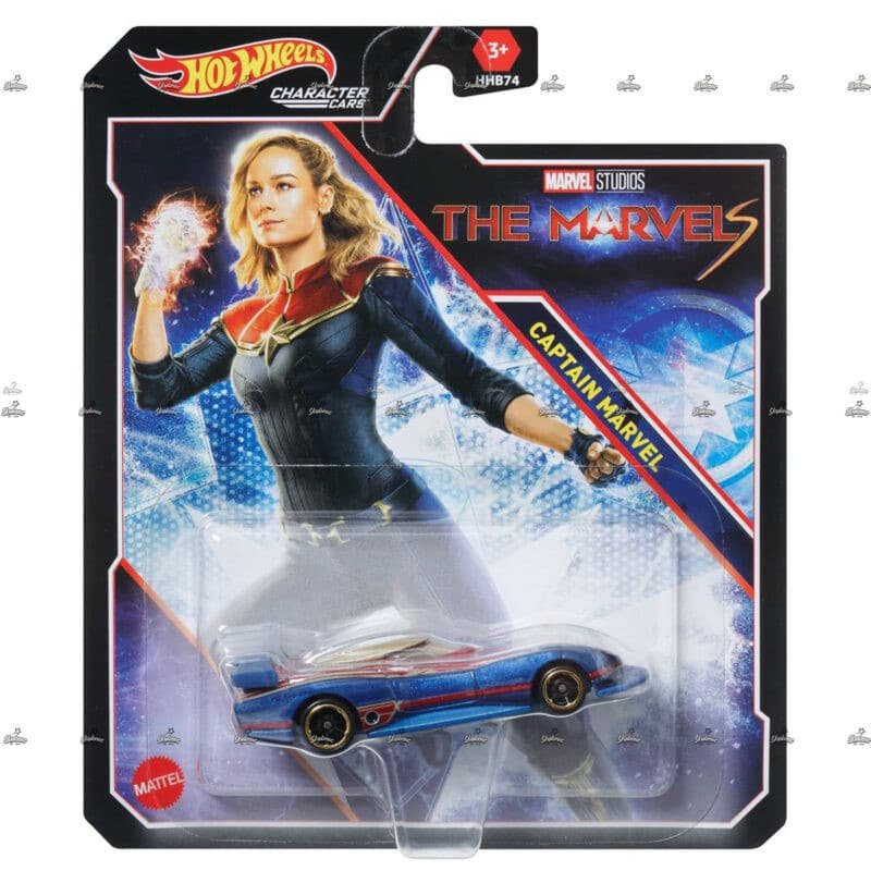Hot Wheels Character Cars   Captain Marvel   THE MARVELS