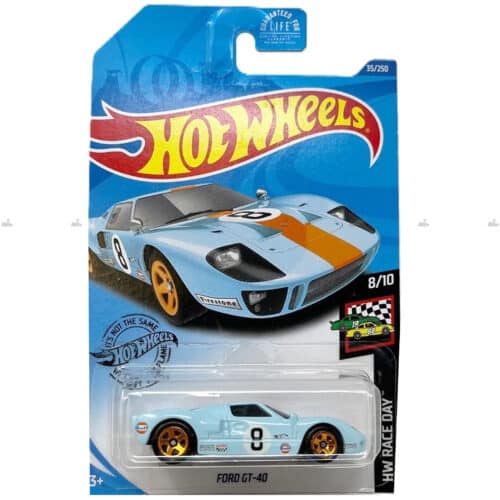 Hot Wheels Gulf Ford GT 40   HW RACE DAY