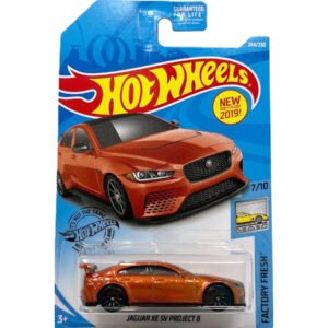 Hot Wheels Jaguar XE SV Project 8 FACTORY FRESH orange