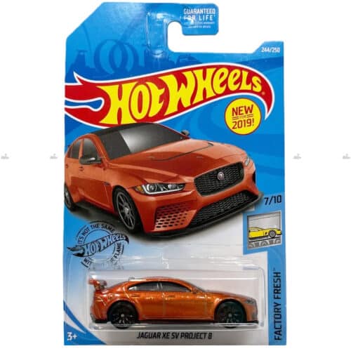 Hot Wheels Jaguar XE SV Project 8   FACTORY FRESH orange