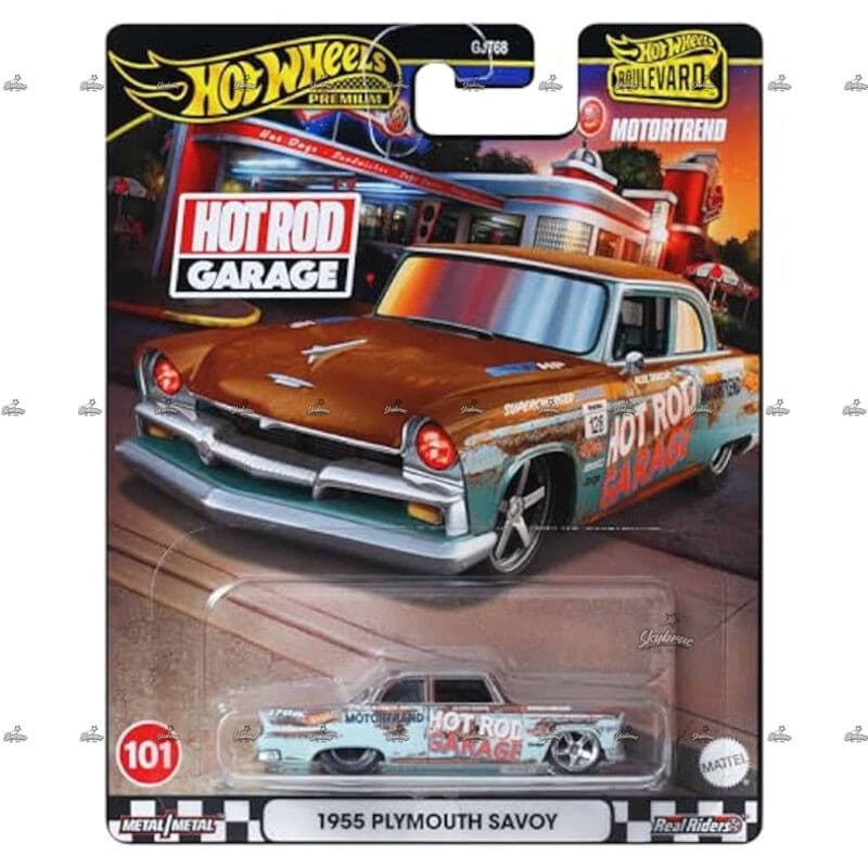 Hot Wheels Premium 1955 Plymouth Savoy   HOTWHEELS BOULEVARD