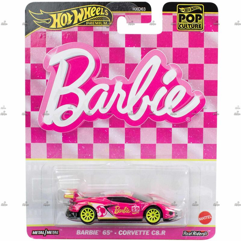 Hot Wheels Premium Barbie 65 Corvette C8R   POP CULTURE