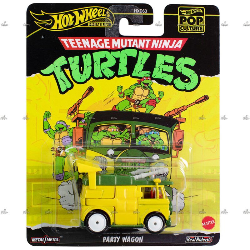 Hot Wheels Premium Party Wagon – TMNT Pop Culture