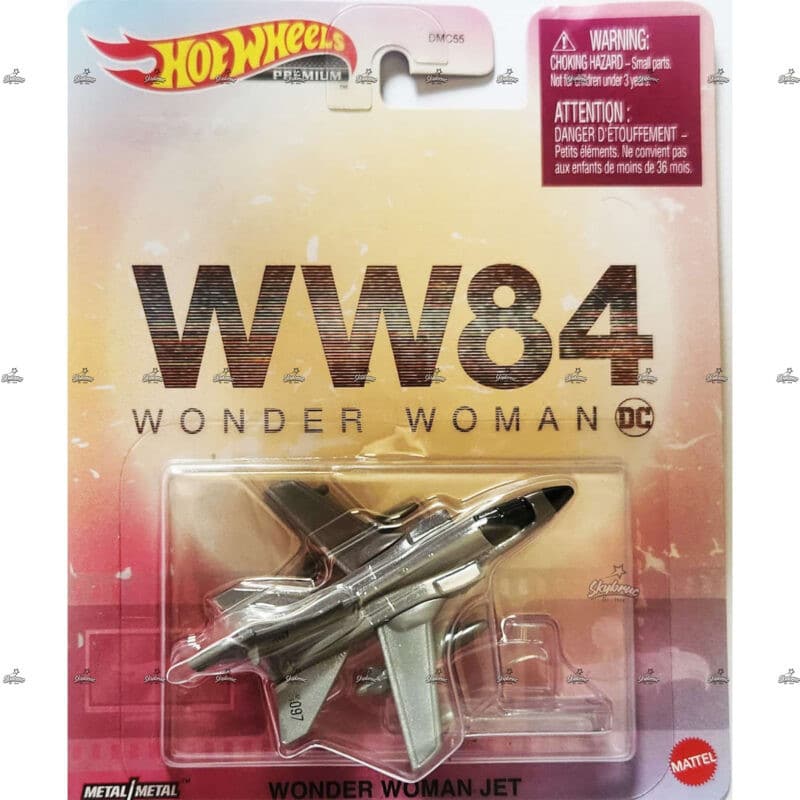 Hot Wheels Premium   WW84 WONDER WOMAN JET  SILVER