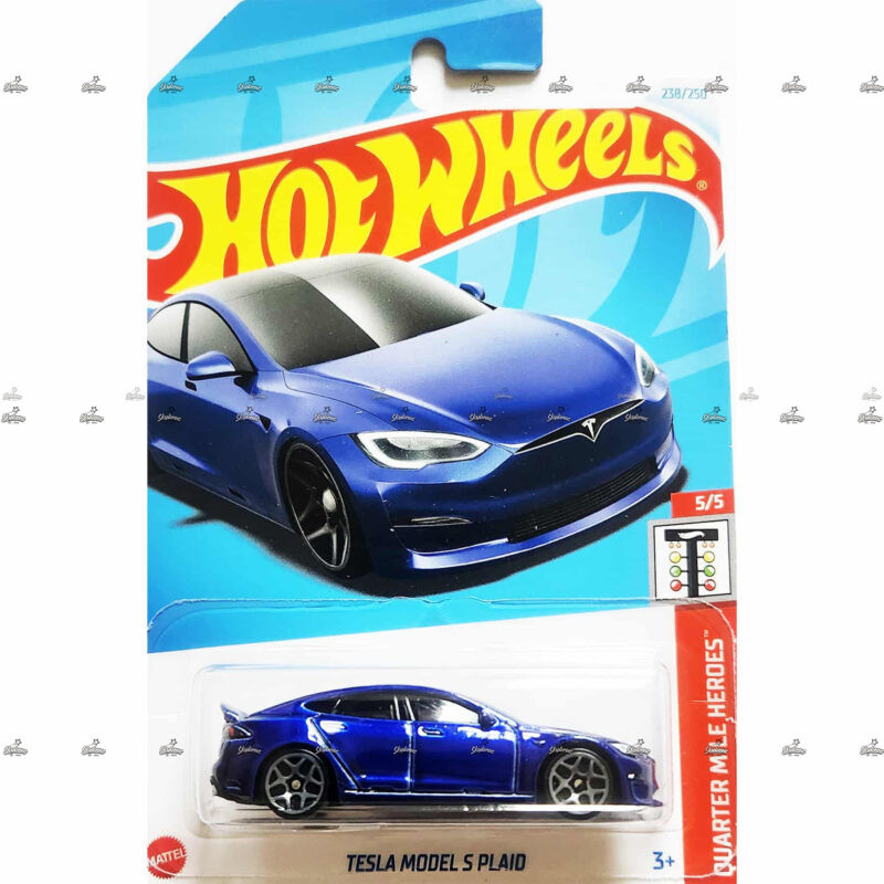 Hot Wheels Tesla Model S Plaid   QUARTER MILE HEROES