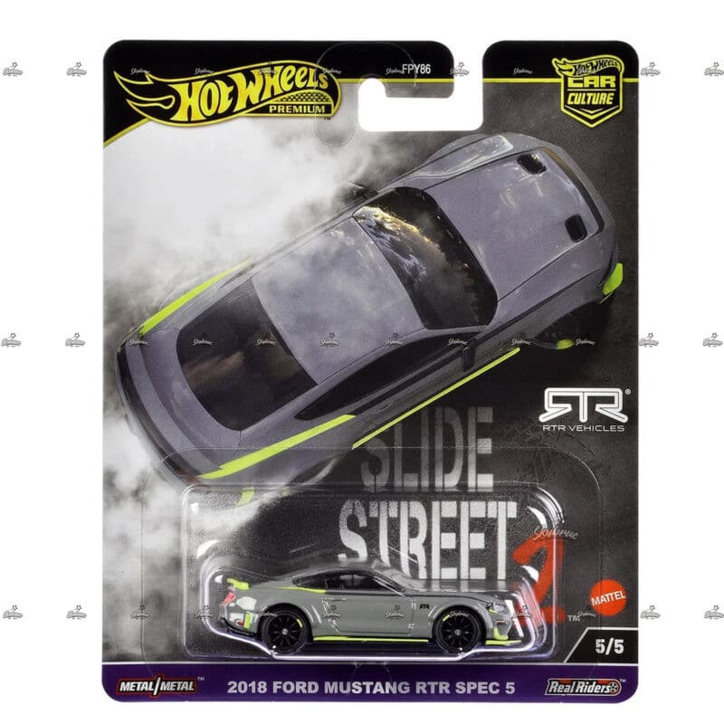 Hot Wheels   2018 Ford Mustang RTR Spec 5  SLIDE STREET 2