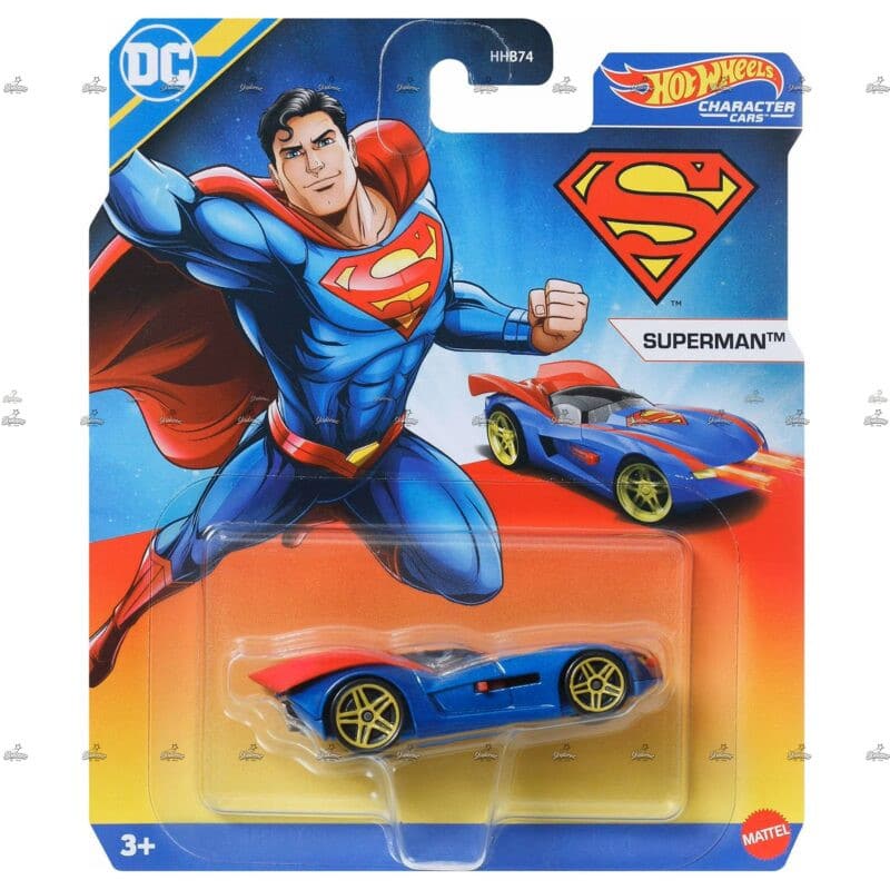 Hot Wheels Character Cars  DC SUPERMAN as