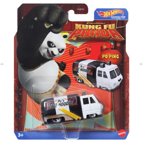 Hot Wheels Character Cars   Po Ping  KUNG FU PANDA