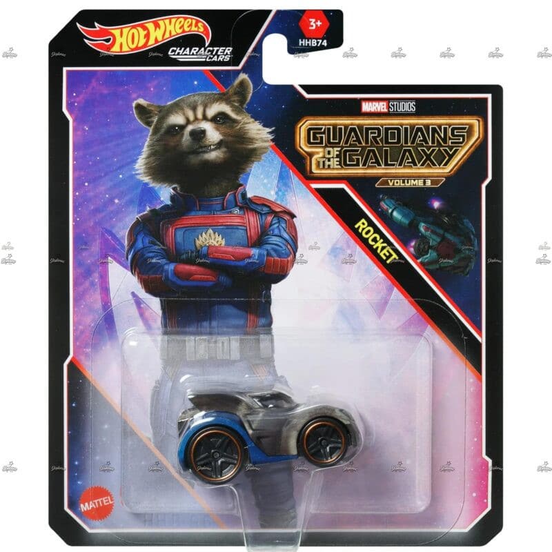 Hot Wheels Character Cars   Rocket   MARVEL GUARDIANS OF THE GALAXY VOL 3 a