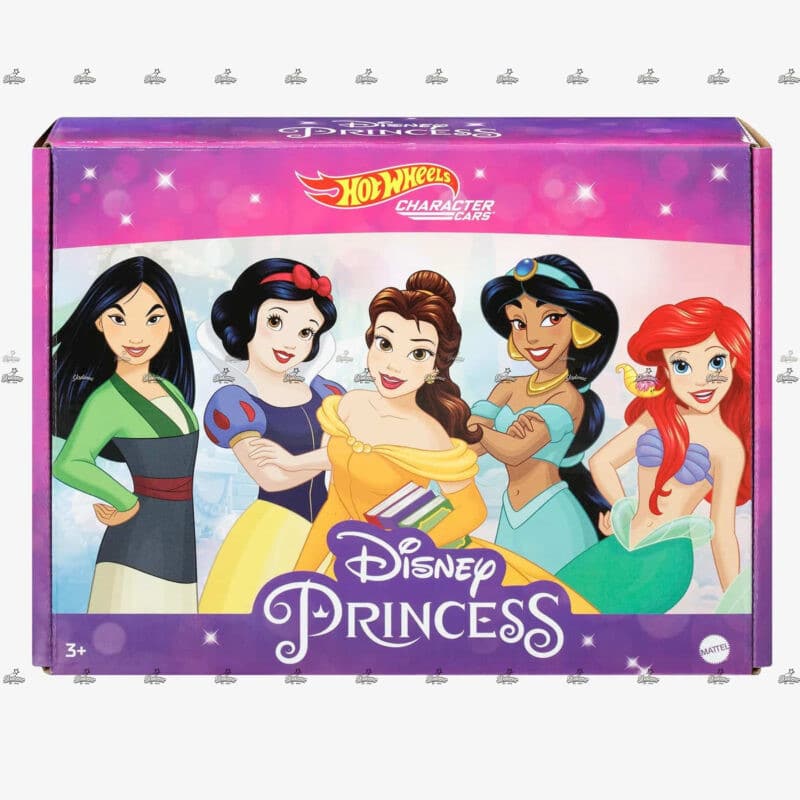 Hot Wheels Character cars Pack of 5   Disney Princess
