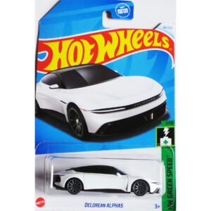 Hot Wheels Delorean Alphas HW GREEN SPEED 1