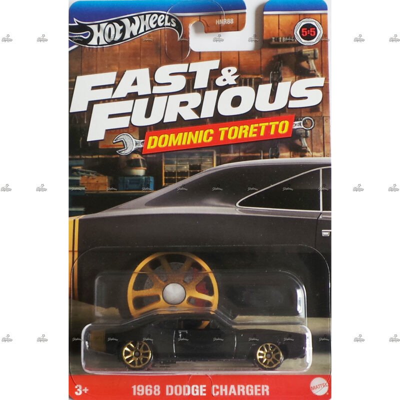 Hot Wheels Exclusive 1968 Dodge Charger Fast Furious DOMINIC TORETTO