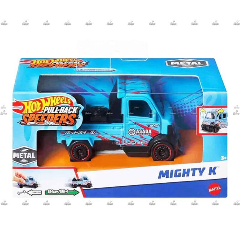 Hot Wheels   Mighty K   PULL BACK SPEEDERS