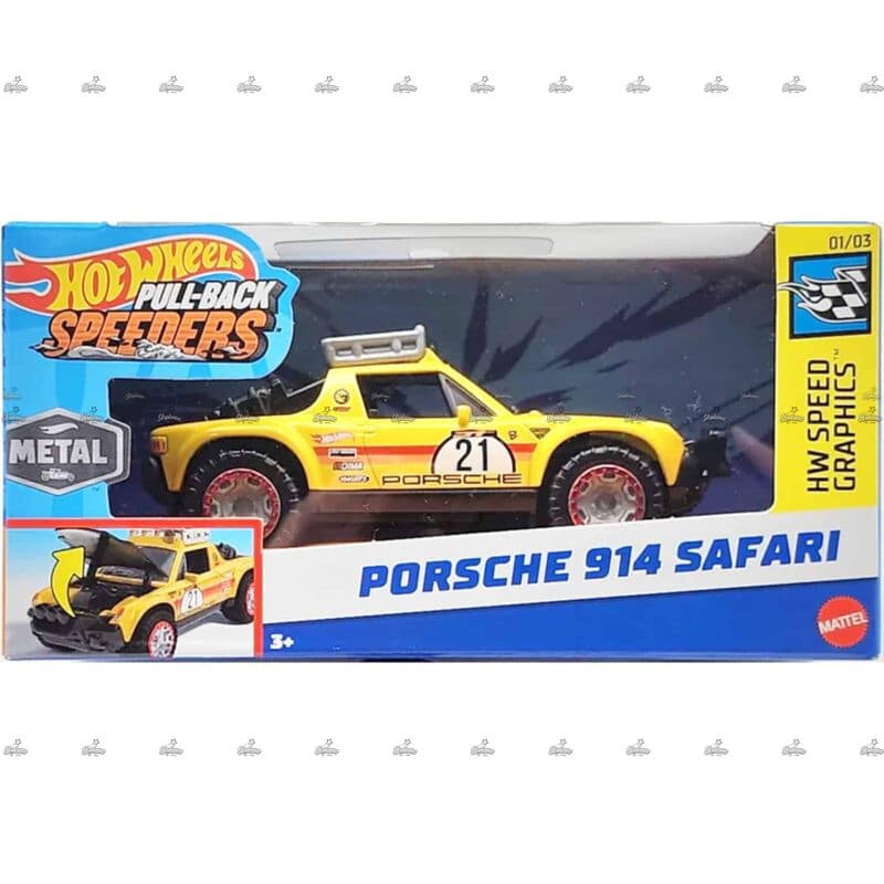 Hot Wheels   Porsche 914 Safari  PULL BACK SPEEDERS