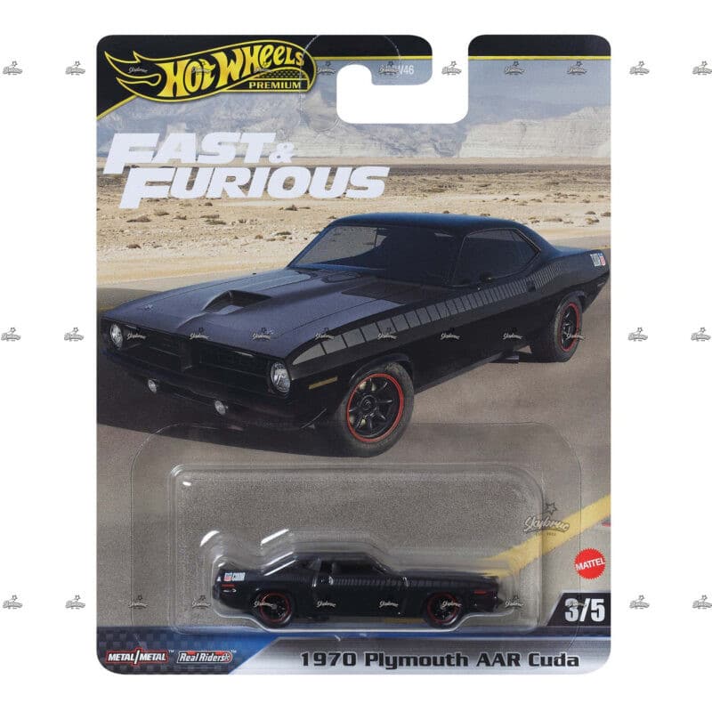 Hot Wheels Premium   1970 Plymouth AAR Cuda   FAST FURIOUS