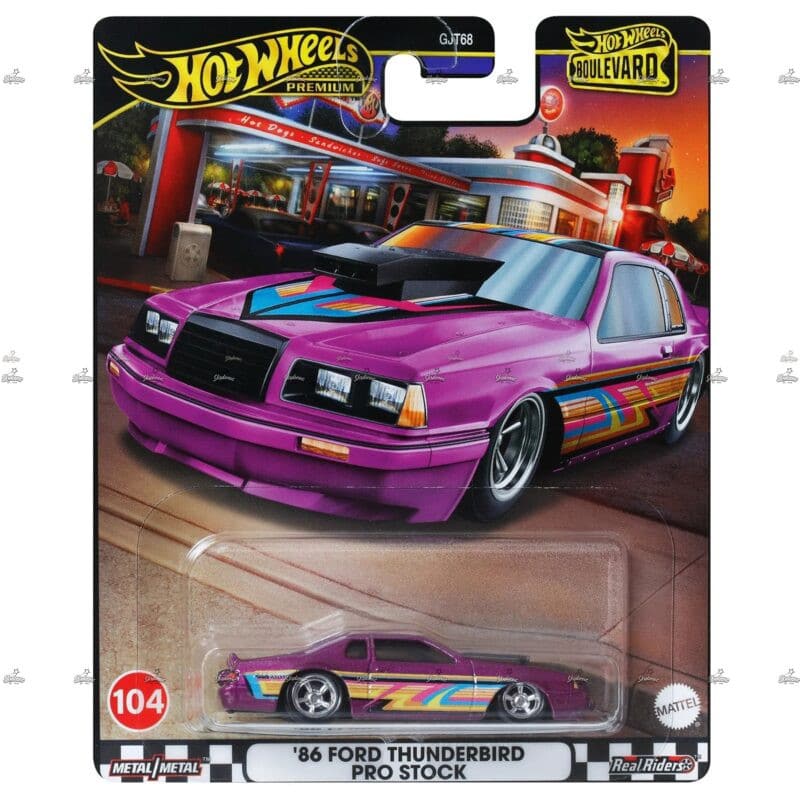 Hot Wheels Premium  86 Ford Thunderbird Pro Stock