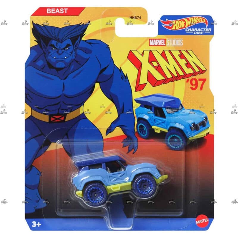 Hot Wheels Premium Character Cars  Beast  X MEN 97