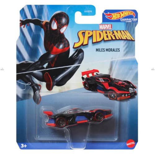 Hot Wheels Premium Character Cars  Miles Morales  MARVEL SPIDERMAN