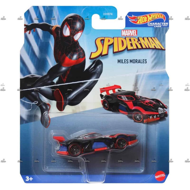 Hot Wheels Premium Character Cars  Miles Morales  MARVEL SPIDERMAN