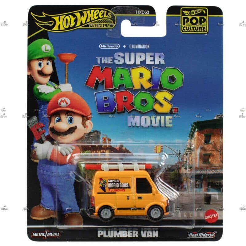 Hot Wheels Premium   Plumber Van   THE SUPER MARIO BROS MOVIE