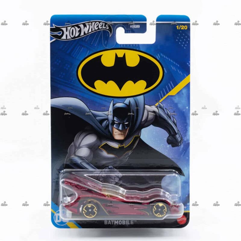 Hot Wheels Silver   Batmobile Red   THE BATMAN
