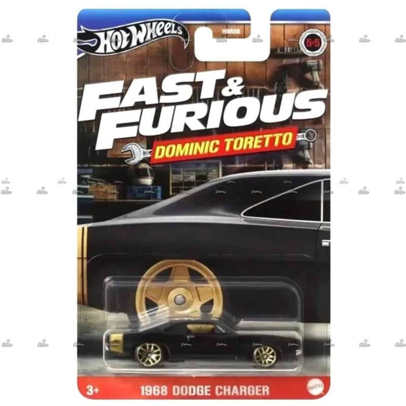 Hot Wheels Silver Series   1968 Dodge Charger   Fast Furious DOMINIC TORETTO