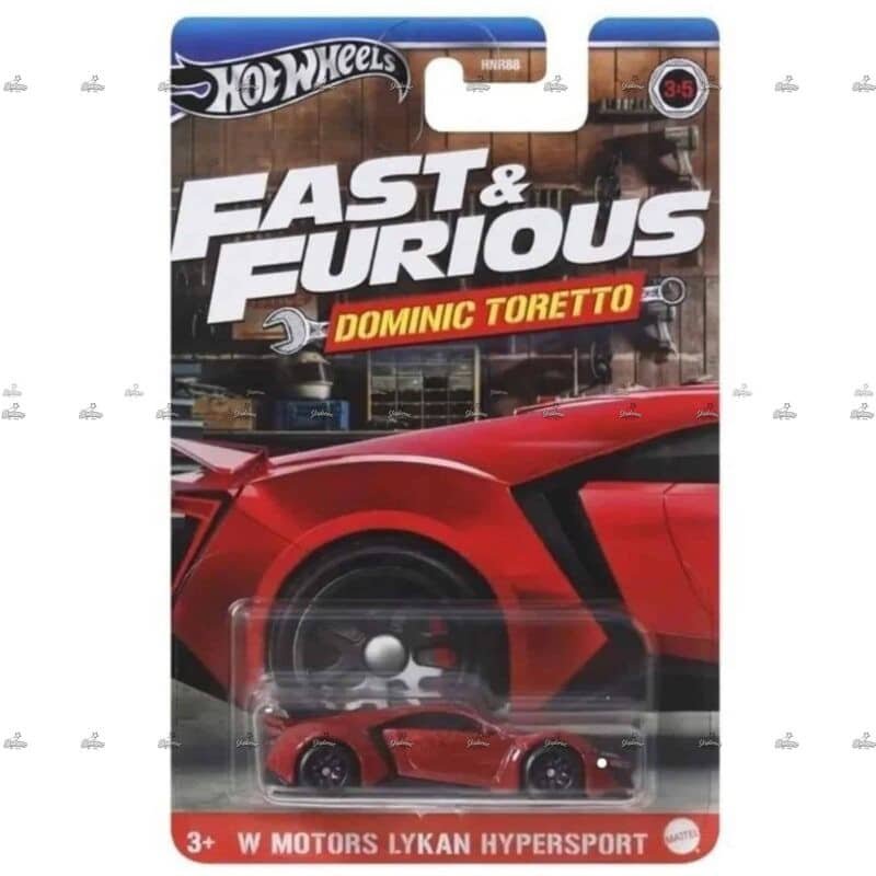 Hot Wheels Silver Series   W Motors Lykan Hypersport   Fast Furious DOMINIC TORETTO