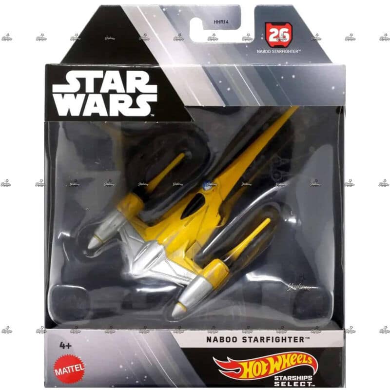 Hot Wheels Starships Select   Naboo Star Fighter   Star Wars