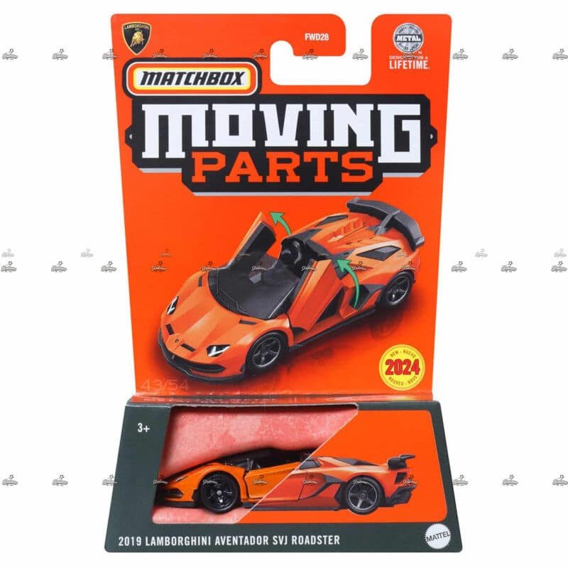 Matchbox Moving Parts   2019 Lamborghini Aventador SVJ Roadster