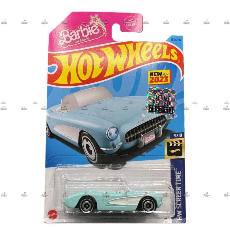 Hot Wheels 1956 Corvette HW SCREEN TIME BARBIE FACTORY SEALED