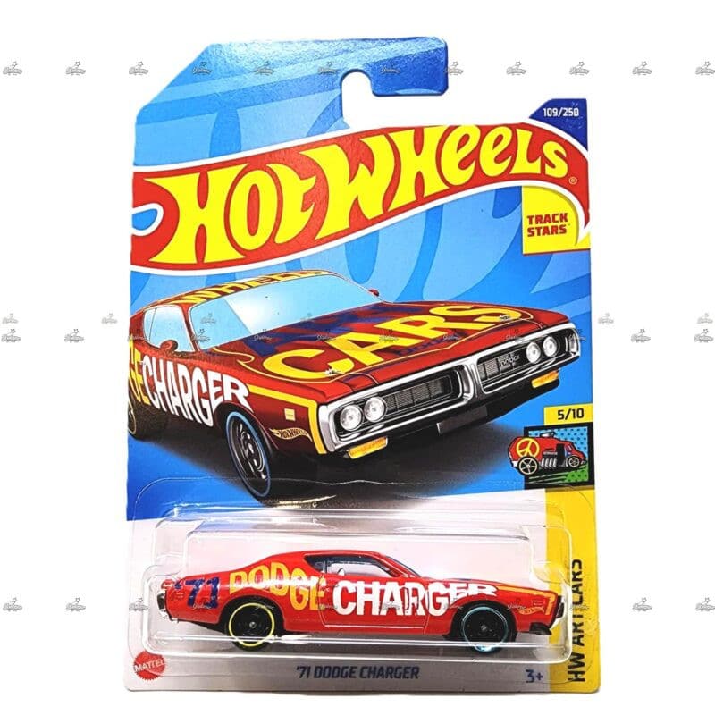 Hot Wheels 71 Dodge Charger HW ART CARS 1