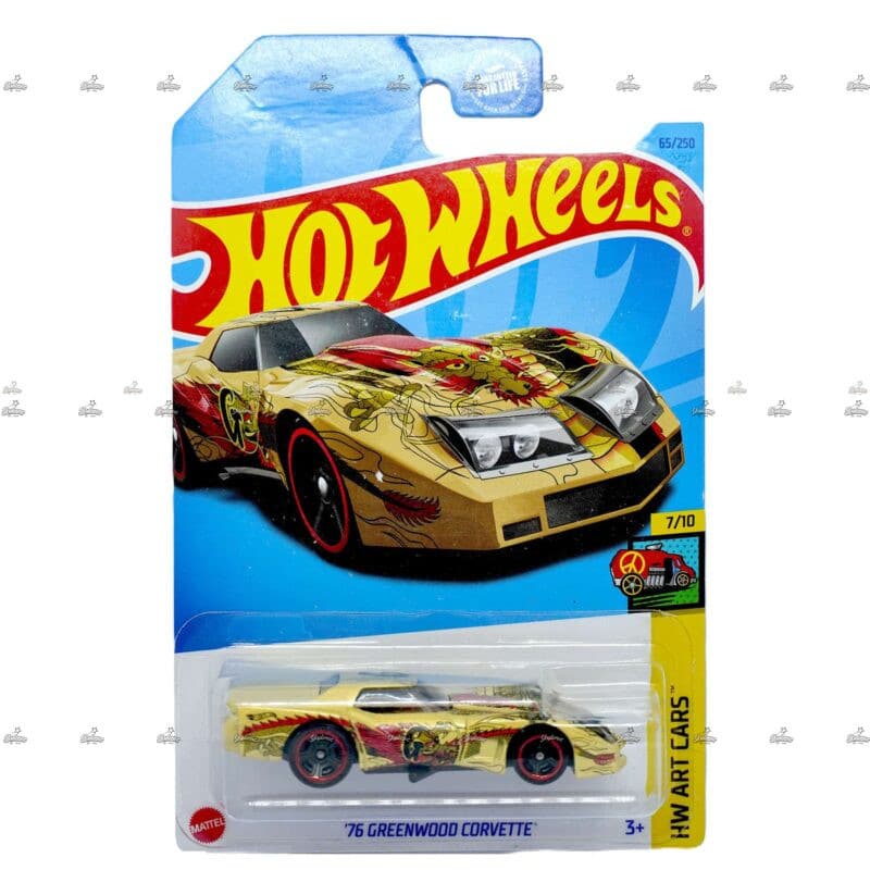 Hot Wheels   76 Greenwood Corvette   HW ART CARS1 1
