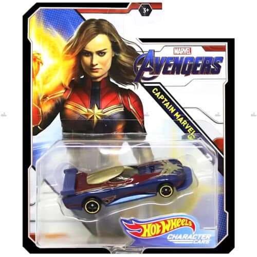 Hot Wheels Character Cars   Captain Marvel   MARVEL AVENGERS