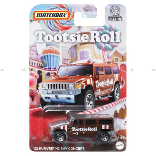 Matchbox 02 Humvee H2 Suv Concept TOOTSIE ROLL1